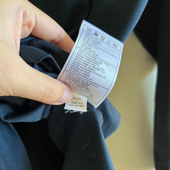 NIKE GOLF FIT DRY LONG SLEEVE POLO SHIRT‎ TOP STRIPED BLUE MENS SIZE L ATHLETIC - Picture 5 of 6